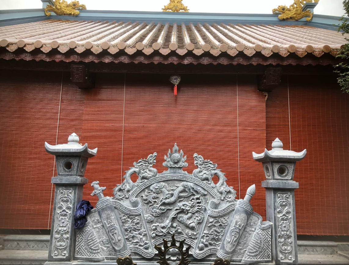 Rèm sáo tre trang trí trong nhà